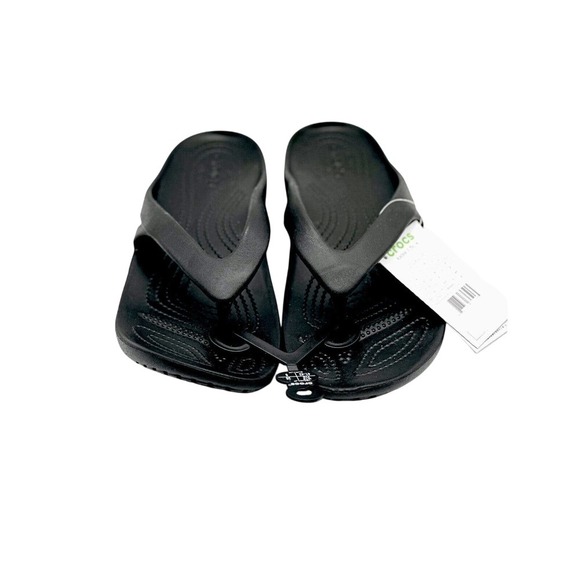 Crocs Kadee II Flip Flops Womens Black Comfort Thong Sandals Size 10 - Picture 5 of 8